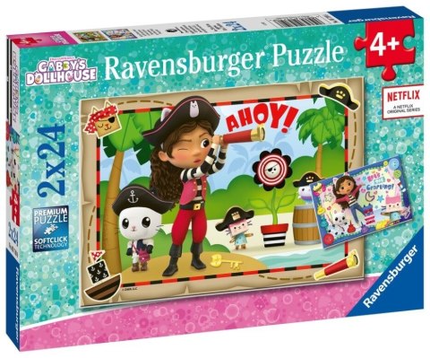 Puzzle 2x24 elementy Koci Domek Gabi Puzzle 2x24 elementy Koci Domek Gabi