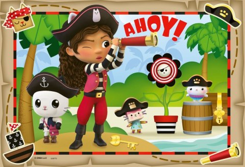 Puzzle 2x24 elementy Koci Domek Gabi Puzzle 2x24 elementy Koci Domek Gabi
