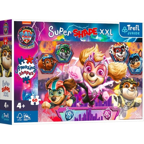 Puzzle 60 elementów XXL Super Shape Psi Patrol Puzzle 60 elementów XXL Super Shape Psi Patrol