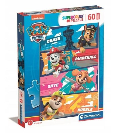 Puzzle 60 elementów Maxi Psi Patrol Puzzle 60 elementów Maxi Psi Patrol