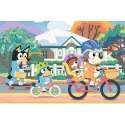 Puzzle 60 elementów Wesoły Bluey Puzzle 60 elementów Wesoły Bluey