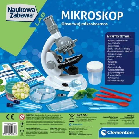 Zestaw naukowy Doświadczenia z mikroskopem Zestaw naukowy Doświadczenia z mikroskopem