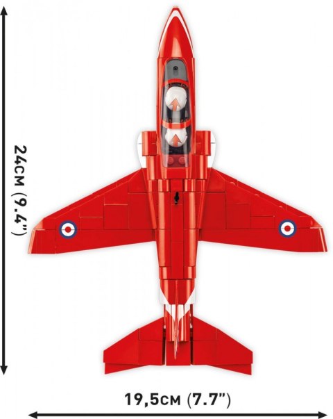 Klocki Armed Forces BAe Hawk T1 Red Arrows 389 klocków Klocki Armed Forces BAe Hawk T1 Red Arrows 389 klocków