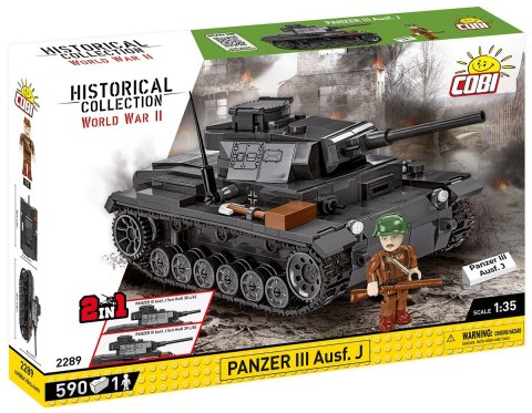 Klocki Historical Collection WWII Panzer III Ausf. J 590 klocków Klocki Historical Collection WWII Panzer III Ausf. J 590 klocków