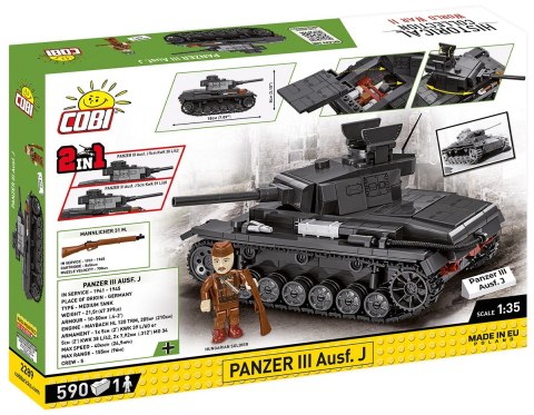 Klocki Historical Collection WWII Panzer III Ausf. J 590 klocków Klocki Historical Collection WWII Panzer III Ausf. J 590 klocków