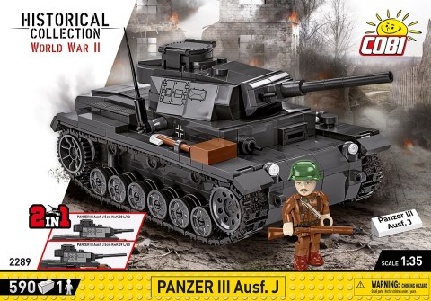 Klocki Historical Collection WWII Panzer III Ausf. J 590 klocków Klocki Historical Collection WWII Panzer III Ausf. J 590 klocków