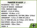 Klocki Historical Collection WWII Panzer III Ausf. J 590 klocków Klocki Historical Collection WWII Panzer III Ausf. J 590 klocków