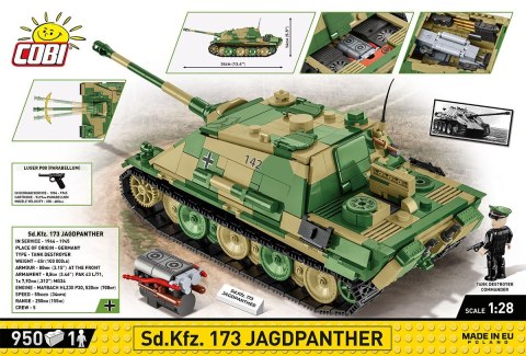 Klocki Historical Collection WWII Sd.Kfz.173 Jagdpanther 950 klocki Klocki Historical Collection WWII Sd.Kfz.173 Jagdpanther 950 klocki