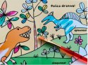 Kolorowanka Dinozaury. Akademia Mądrego Dziecka. Wodne przygody Kolorowanka Dinozaury. Akademia Mądrego Dziecka. Wodne przygody