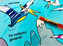 Kolorowanka Dinozaury. Akademia Mądrego Dziecka. Wodne przygody Kolorowanka Dinozaury. Akademia Mądrego Dziecka. Wodne przygody