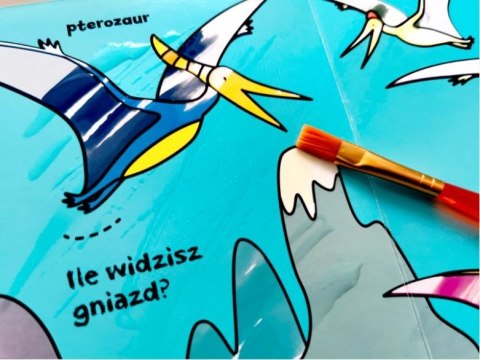 Kolorowanka Dinozaury. Akademia Mądrego Dziecka. Wodne przygody Kolorowanka Dinozaury. Akademia Mądrego Dziecka. Wodne przygody