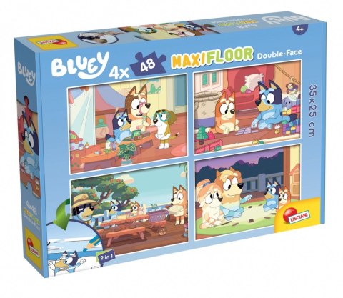 Puzzle 4 x 48 elementów Bluey maxi floor Puzzle 4 x 48 elementów Bluey maxi floor