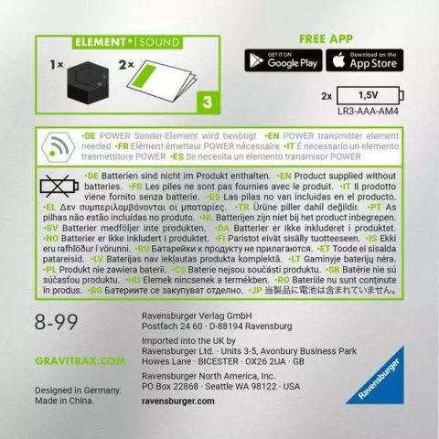 Zestaw Gravitrax Power Dodatek Sound Zestaw Gravitrax Power Dodatek Sound