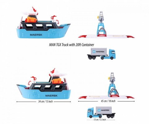 Zestaw Maersk + 1 pojazd Zestaw Maersk + 1 pojazd