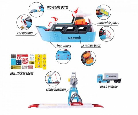 Zestaw Maersk + 1 pojazd Zestaw Maersk + 1 pojazd