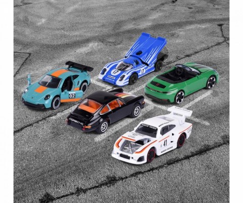 Zestaw pojazdów Porsche, 5-pak Zestaw pojazdów Porsche, 5-pak