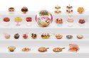 Akcesoria Miniverse Mak It Mini Foods Cafe display 18 sztuk Akcesoria Miniverse Mak It Mini Foods Cafe display 18 sztuk