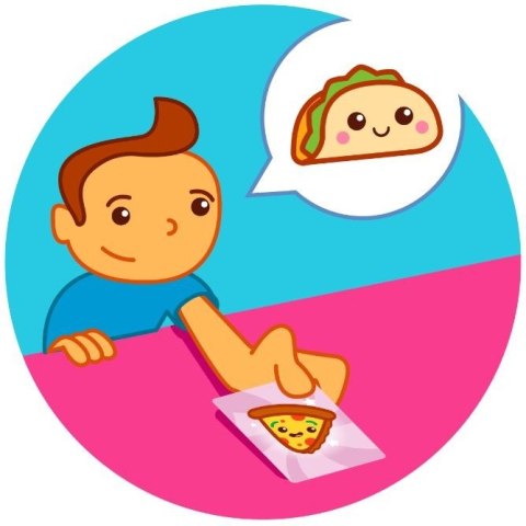 Gra Bułka, Kotek, Pizza Gra Bułka, Kotek, Pizza
