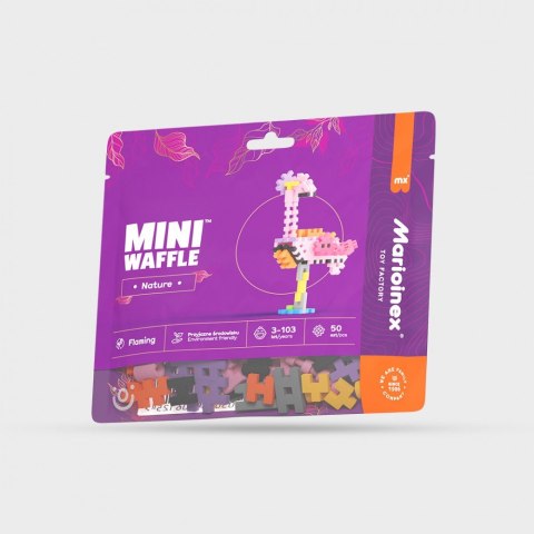 Klocki Mini Waffle Nature - Flaming 50 elementów Klocki Mini Waffle Nature - Flaming 50 elementów