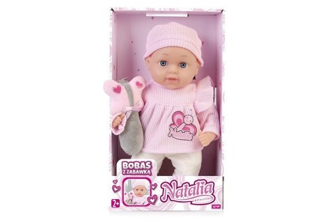 Lalka Natalia bobas 33 cm z zabawką Lalka Natalia bobas 33 cm z zabawką