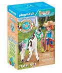 Zestaw z figurkami Horses 71358 Ellie i Sawdust ćwiczące western riding Zestaw z figurkami Horses 71358 Ellie i Sawdust ćwiczące western riding