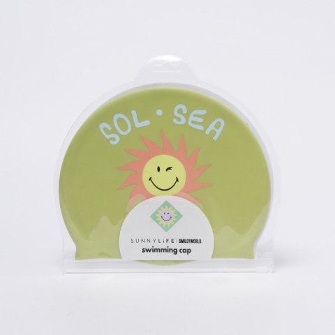 Czepek basenowy - SMILEY, World Sol Sea Czepek basenowy - SMILEY, World Sol Sea