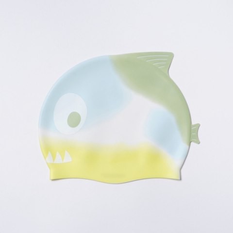 Czepek basenowy Shaped - Shark Tribe, Khaki Ombre Czepek basenowy Shaped - Shark Tribe, Khaki Ombre