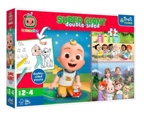 Puzzle Giant 15 elementów Cocomelon Wesoły dzień przyjaciół Puzzle Giant 15 elementów Cocomelon Wesoły dzień przyjaciół