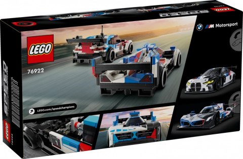 Klocki Speed Champions 76922 Samochody wyścigowe BMW M4 GT3 & BMW M Hybrid V8 Klocki Speed Champions 76922 Samochody wyścigowe BMW M4 GT3 & BMW M Hybrid V8