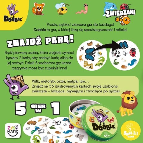 Gra Dobble Zwierzaki (Eco) Gra Dobble Zwierzaki (Eco)