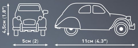 Klocki Citroen 2CV Dolly Klocki Citroen 2CV Dolly