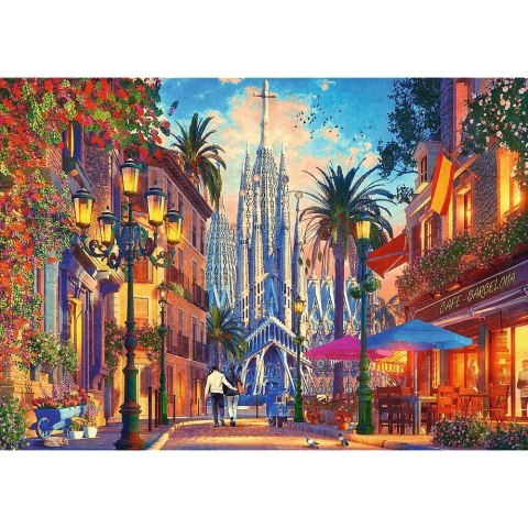 Puzzle 1000 elementów Barcelona Hiszpania Puzzle 1000 elementów Barcelona Hiszpania