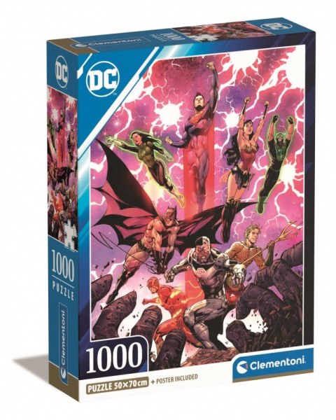 Puzzle 1000 elementów Compact DC Comics Liga Sprawiedliwych (Justice League) Puzzle 1000 elementów Compact DC Comics Liga Sprawiedliwych (Justice League)