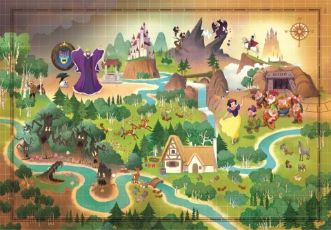 Puzzle 1000 elementów Compact Story Maps Królewna Śnieżka Puzzle 1000 elementów Compact Story Maps Królewna Śnieżka