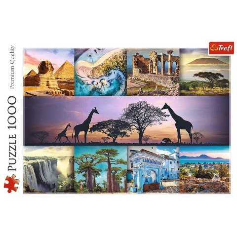 Puzzle 1000 elementów Kolaż Afryka Puzzle 1000 elementów Kolaż Afryka