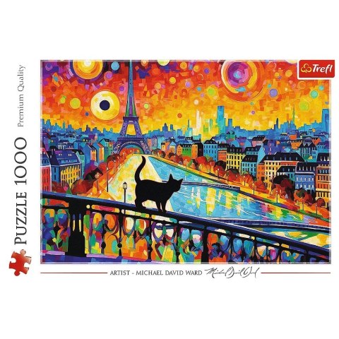 Puzzle 1000 elementów Koty w Paryżu Puzzle 1000 elementów Koty w Paryżu