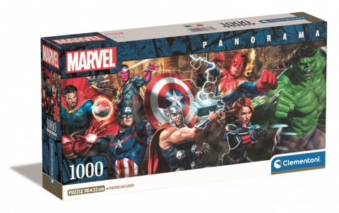 Puzzle 1000 elementów Panorama Compact The Avengers Puzzle 1000 elementów Panorama Compact The Avengers