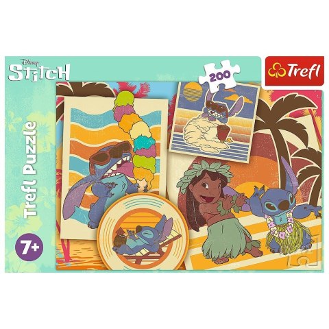 Puzzle 200 elementów Muzyczny świat Lilo i Stitch Puzzle 200 elementów Muzyczny świat Lilo i Stitch