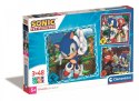 Puzzle 3x48 elementów Sonic Puzzle 3x48 elementów Sonic
