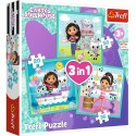 Puzzle 3w1 Aktywności Gabby Koci Domek Gabi (Gabbys Dollhouse) Puzzle 3w1 Aktywności Gabby Koci Domek Gabi (Gabbys Dollhouse)