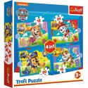 Puzzle 4w1 Biegnące pieski Psi Patrol (Paw Patrol) Puzzle 4w1 Biegnące pieski Psi Patrol (Paw Patrol)
