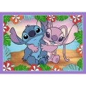 Puzzle 4w1 Szalony dzień Lilo i Stitch Puzzle 4w1 Szalony dzień Lilo i Stitch