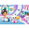 Puzzle 60 elementów Gabby na basenie Koci Domek Gabi Puzzle 60 elementów Gabby na basenie Koci Domek Gabi