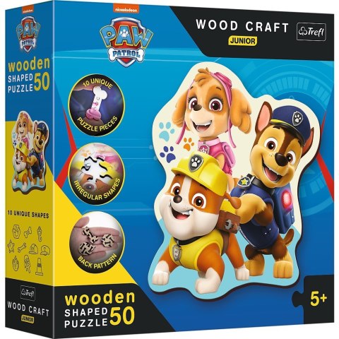Puzzle drewniane 50 elementów Psi Patrol Puzzle drewniane 50 elementów Psi Patrol
