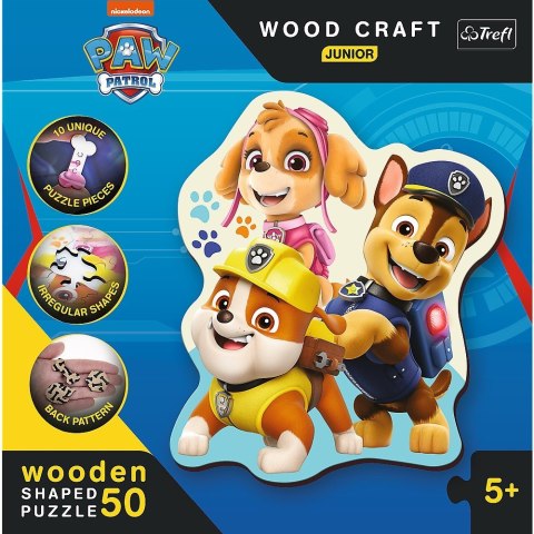 Puzzle drewniane 50 elementów Psi Patrol Puzzle drewniane 50 elementów Psi Patrol