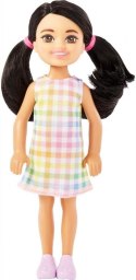 Lalka Barbie Chelsea sukienka w kratę Lalka Barbie Chelsea sukienka w kratę