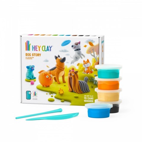 Masa Plastyczna Hey Clay Psy 15 puszek Masa Plastyczna Hey Clay Psy 15 puszek