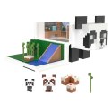 Zestaw figurek Minecraft Domek zabaw pandy + 2 figurki Zestaw figurek Minecraft Domek zabaw pandy + 2 figurki