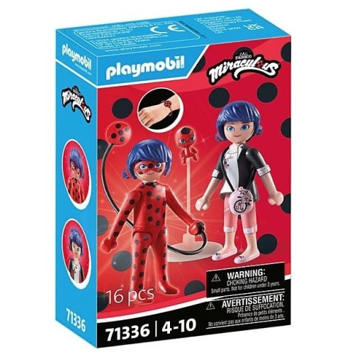 Zestaw z figurkami Miraculum 71336 Marinette & Biedronka Zestaw z figurkami Miraculum 71336 Marinette & Biedronka