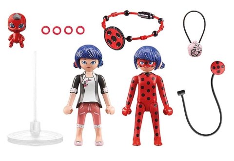 Zestaw z figurkami Miraculum 71336 Marinette & Biedronka Zestaw z figurkami Miraculum 71336 Marinette & Biedronka